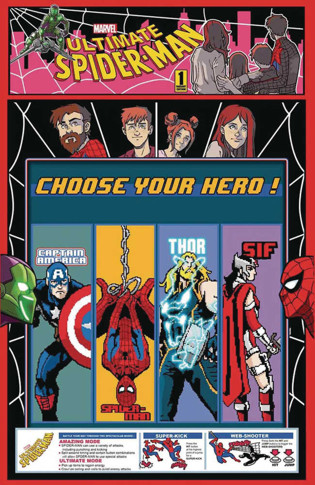 Df Ultimate Spider-Man #1 Waite Gaming Edition Comicxposure Exclusive (