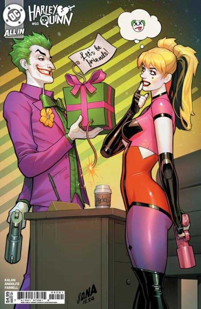 Harley Quinn #50 Cover D David Nakayama April Fools Card Stock Variant