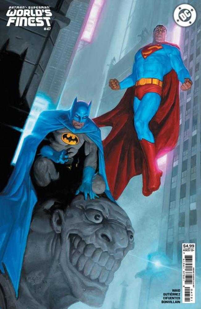 Batman Superman Worlds Finest #47 Cover B Em Gist Card Stock Variant
