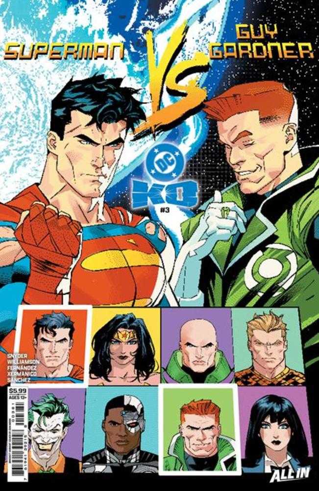 DC K.O. #3 (Of 5) Cover G Dan Mora Bracket Card Stock Variant