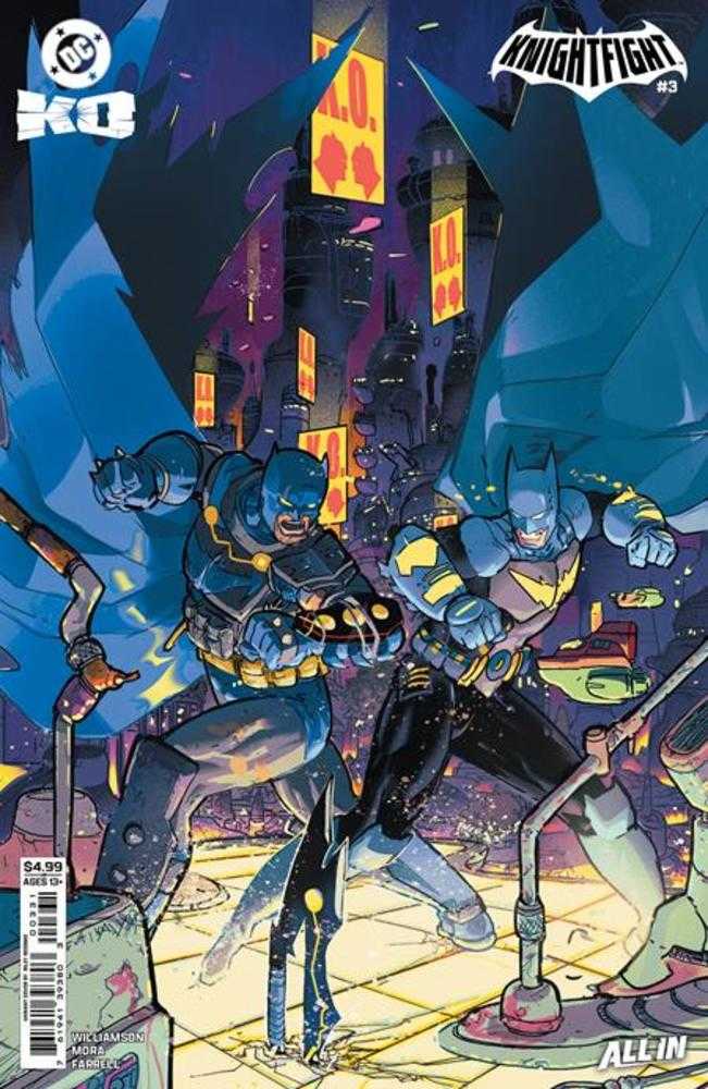 DC K.O. Knightfight #3 (Of 4) Cover D Riley Rossmo Card Stock Variant