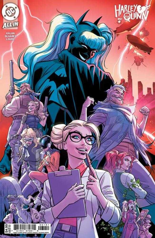 Harley Quinn #61 Cover E Marcial Toledano Vargas Things To Come Card Stock Variant