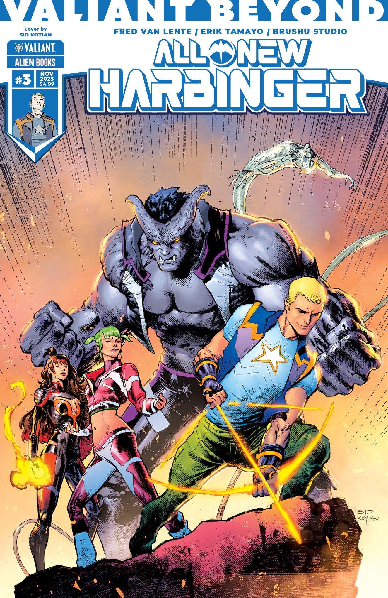 Valiant Beyond: All New Harbinger #3 Variant B (Kotian)