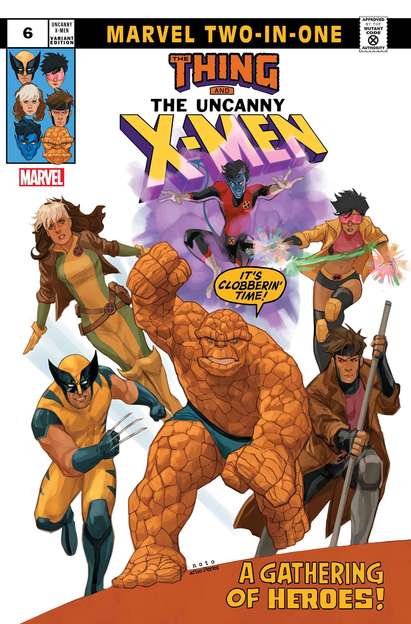 Uncanny X-Men #6 Phil Noto Marvel Two In One Variant