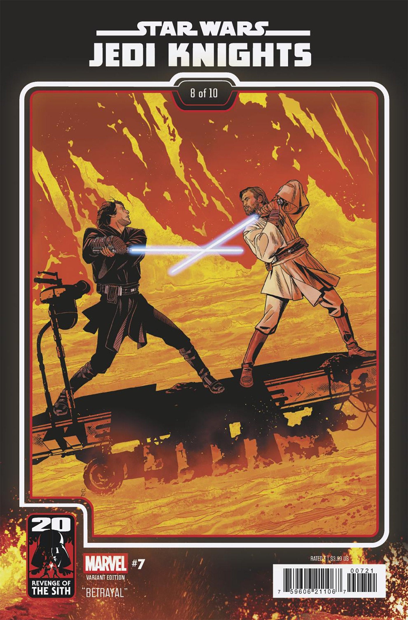 Star Wars: Jedi Knights #7 Chris Sprouse Revenge Of The Sith 20 Th Anniversary Variant
