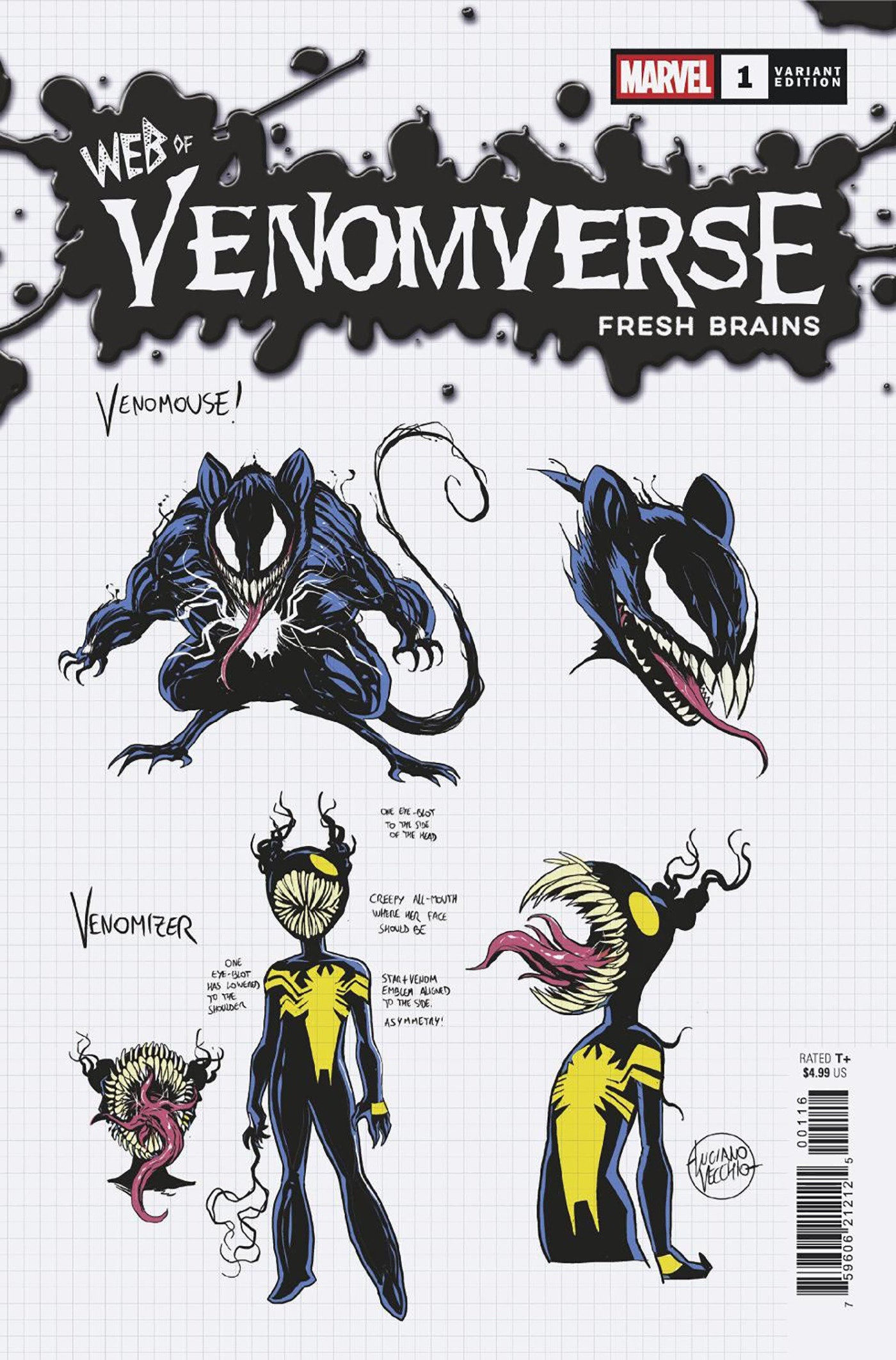 Web Of Venomverse: Fresh Brains #1 Luciano Vecchio Design Variant