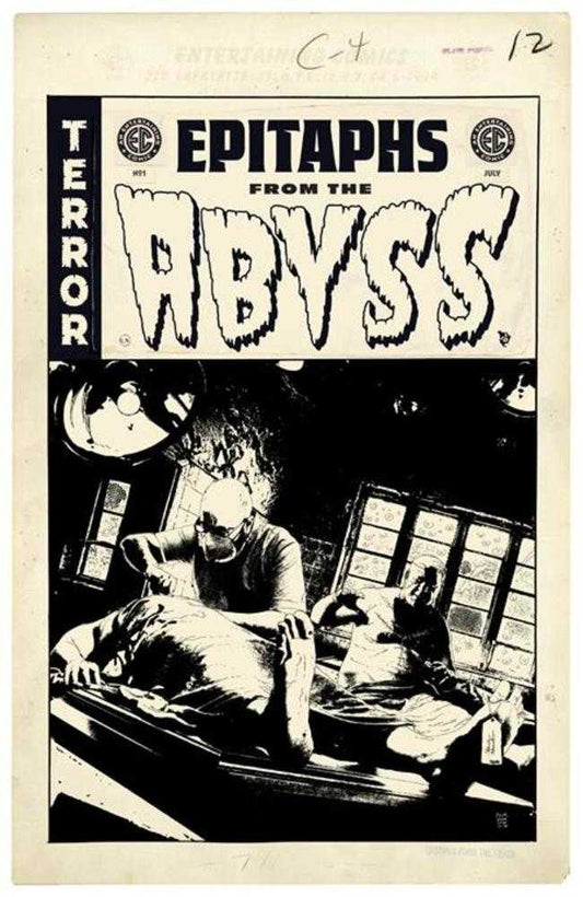 EC Epitaphs From The Abyss #1 (Of 5) Cover G 1:20 Inc Andrea Sorrentino Black & White Artist Edtion Variant