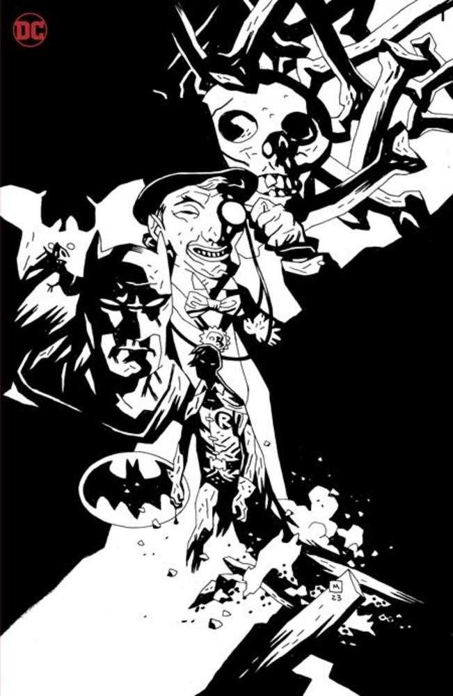 From The DC Vault Death In The Family Robin Lives #1 Cover C 1 in 25 Mike Mignola Black & White Virgin  Card Stock Variant