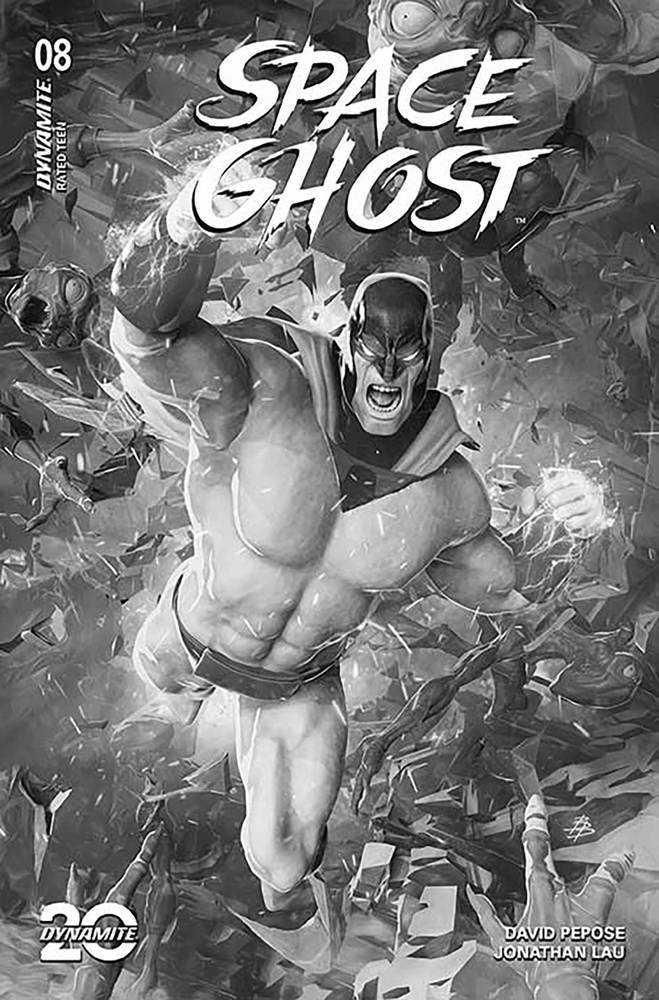 Space Ghost #8 Cover N 5 Copy Foc Variant Edition Barends Black & White