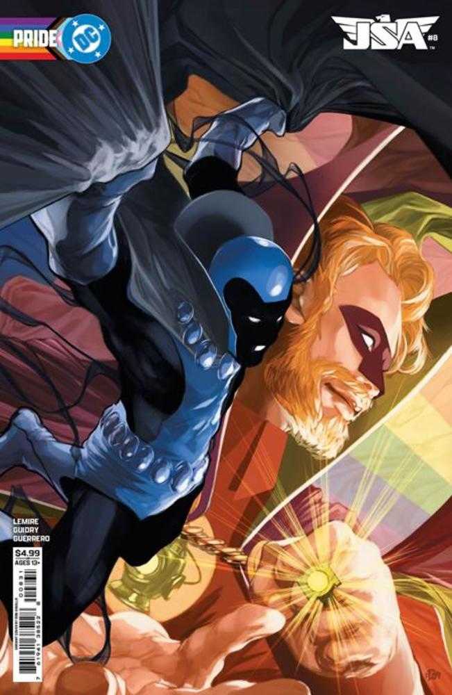 JSA #8 Cover C Don Aguillo DC Pride Card Stock Variant
