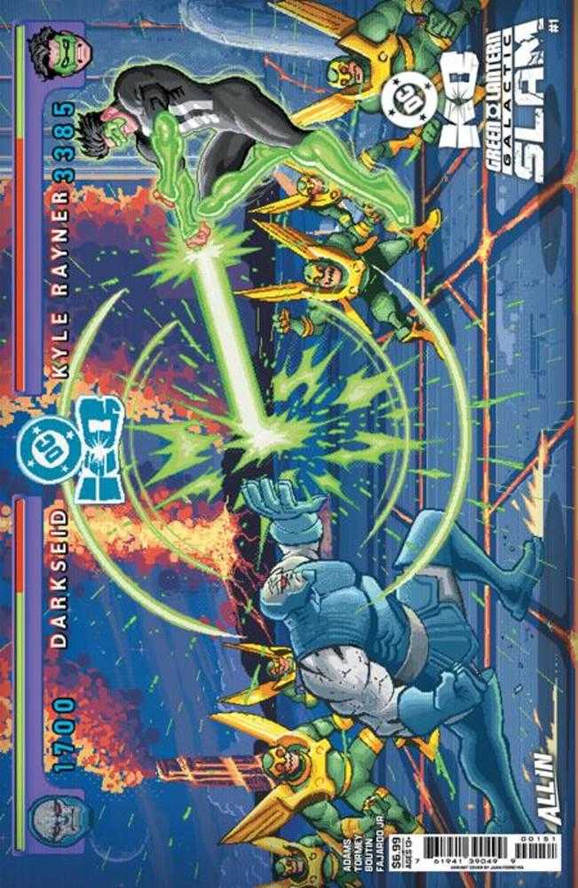 DC K.O. Green Lantern Galactic Slam #1 (One Shot) Cover E Juan Ferreyra Wraparound Card Stock Variant