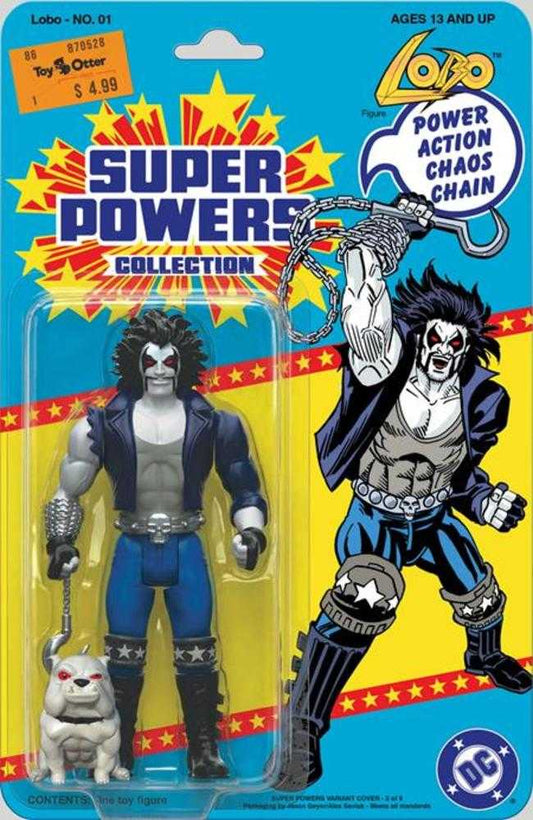 Lobo #1 Facsimile Edition Cover B Jason Geyer & Alex Saviuk Lobo Super Powers Card Stock Variant