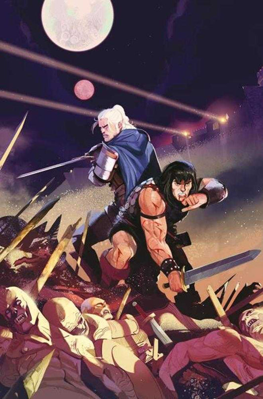 Conan And Dragonero #1 (Of 7) Cover E Lorenzo Nuti Full Art Variant (Mature)