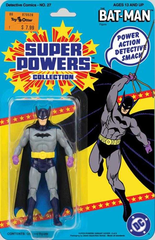 Detective Comics #27 Facsimile Edition Cover B Jason Geyer & Alex Saviuk First Appearance Batman Super Powers Action Figure Card Stock Variant (2026)