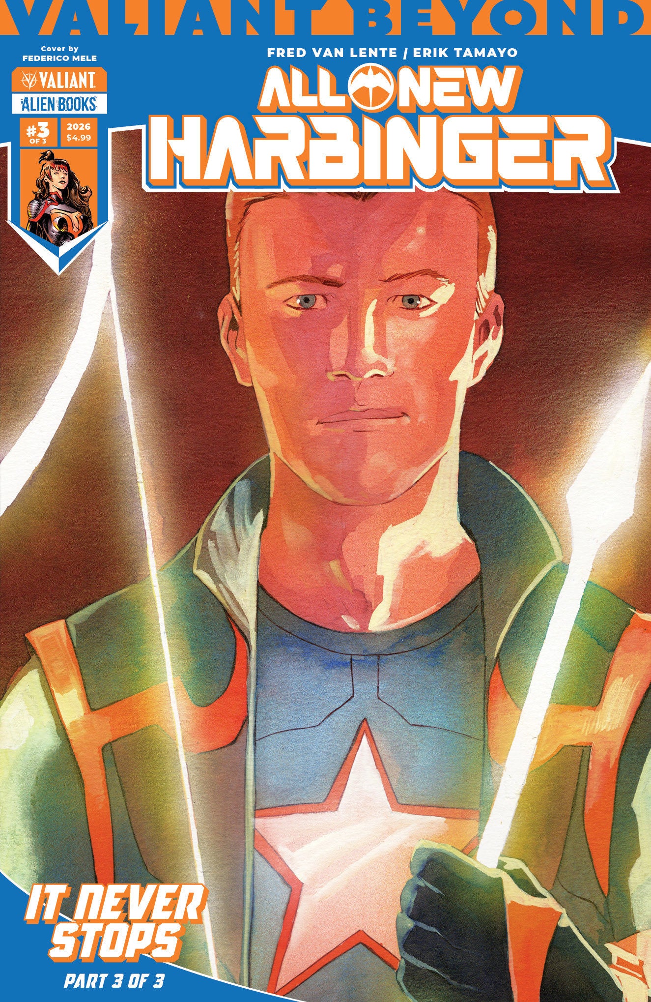 Valiant Beyond: All New Harbinger #6  It Never Stops #3 Variant B (Mele)