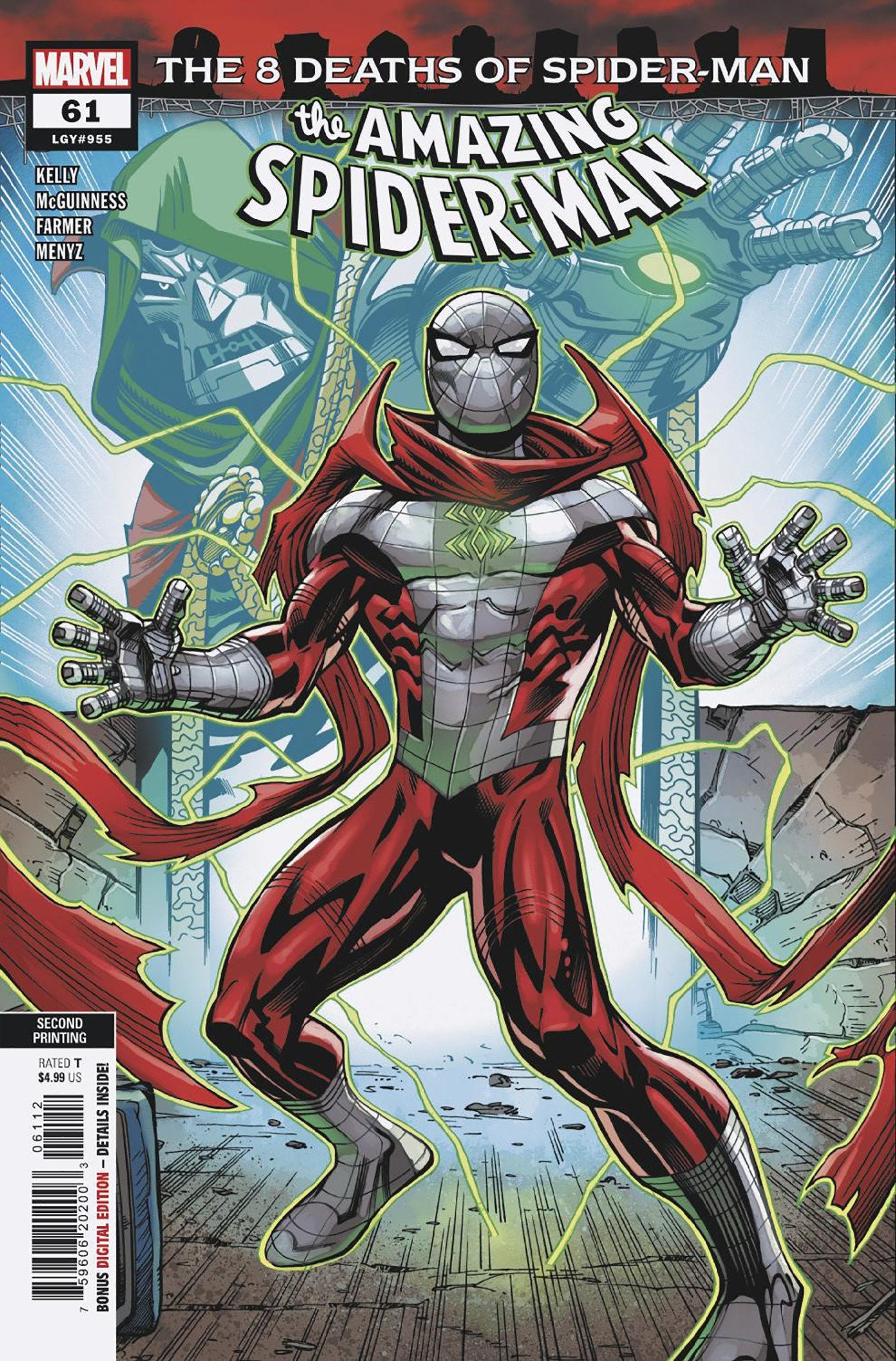 Amazing Spider-Man #61 2nd Print Edition Mcguinness Variant