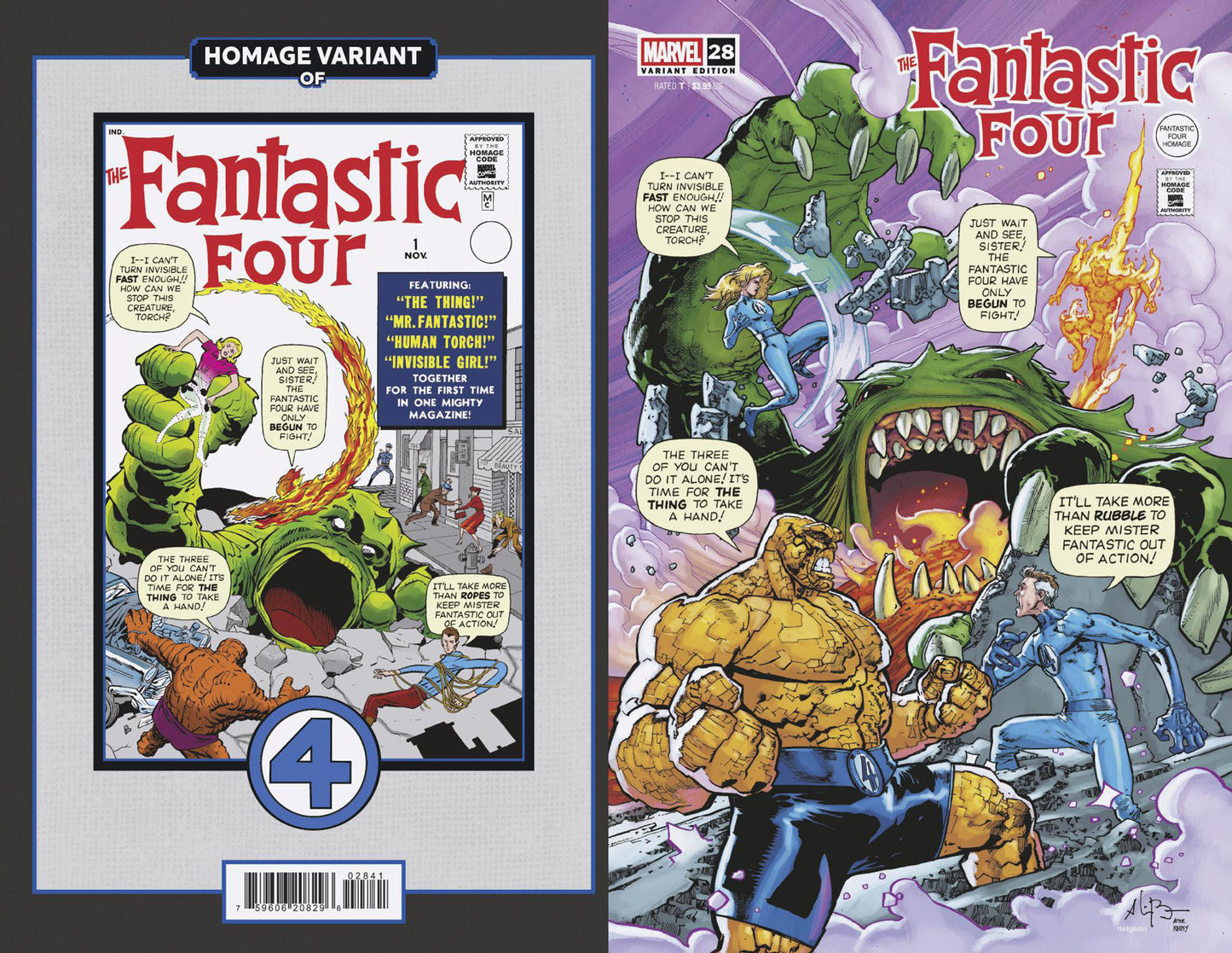 Fantastic Four #28 Andrei Bressan Fantastic Four Homage Variant