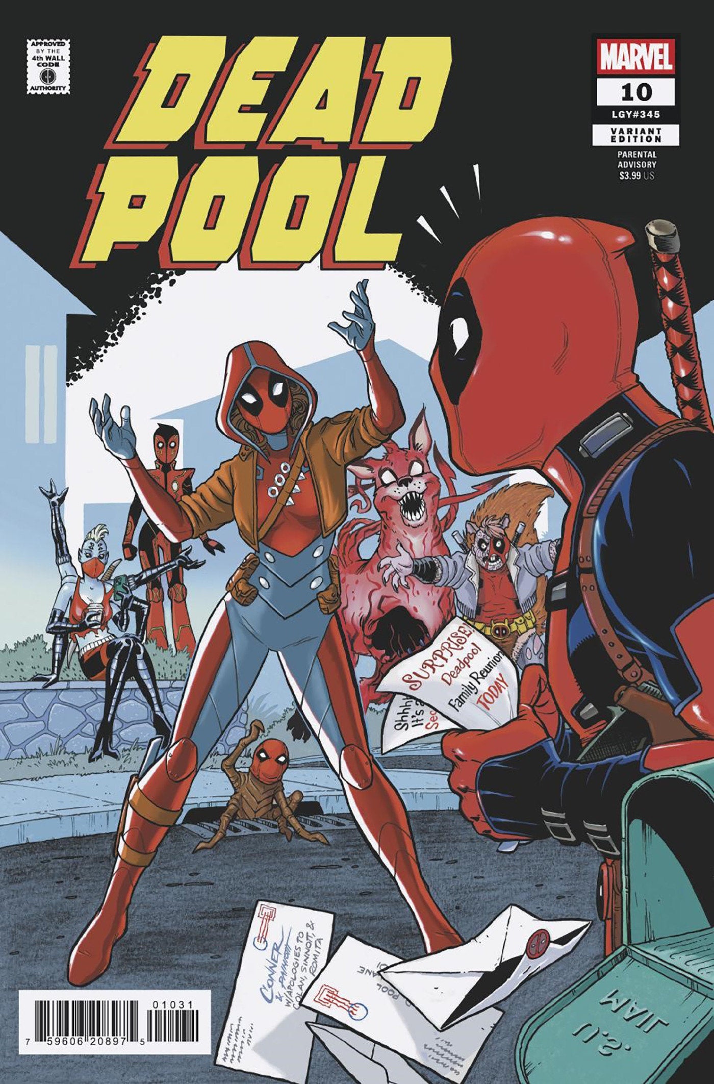 Deadpool #10 Amanda Conner Homage Variant