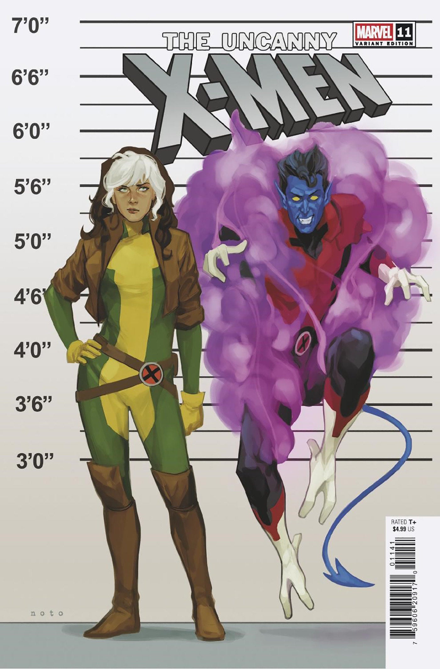 Uncanny X-Men #11 Phil Noto Connect X-Manhunt Variant