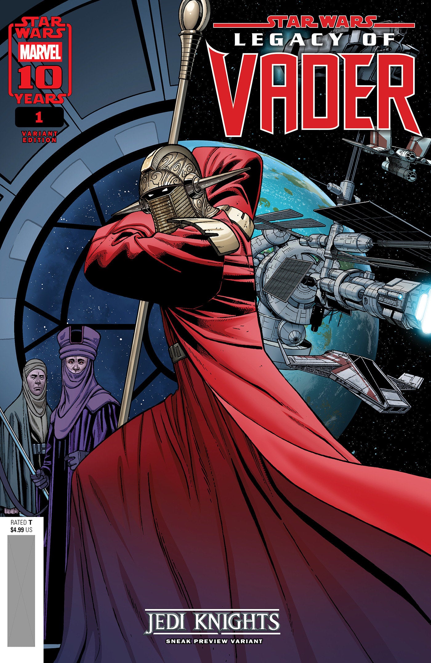 Star Wars: Legacy Of Vader #1 Ramon Rosanas Jedi Knights Sneak Preview Variant