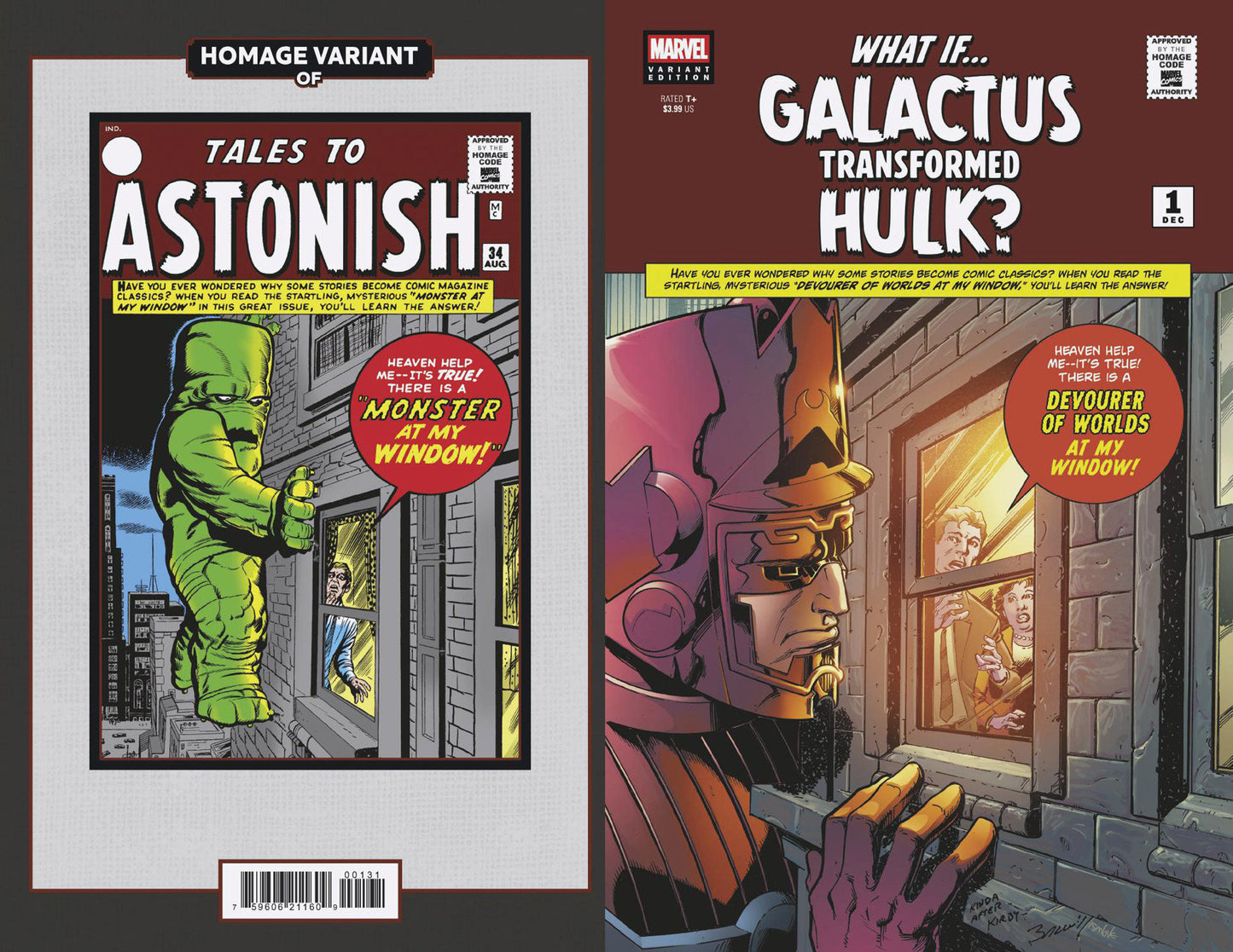 What If Galactus Transformed Hulk #1 Homage Variant